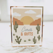 Western Cowboy Verjaardagsfeestje Kaarten en cadea Poster