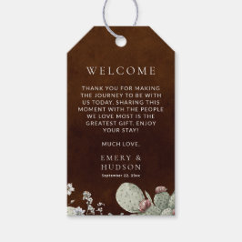 Western Cowboy Vintage Southwest Floral Dk Wedding Cadeaulabel