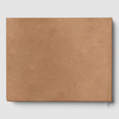 Western Cowboy Vintage Southwest Floral Wedding Gastenboek (Achterkant)