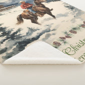 Western  cowboykerst sherpa deken (3/4)