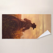 western cowboyportret badhanddoek (Badhanddoek)