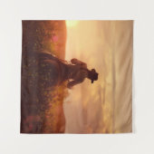  western cowboyportret wandkleed (Voorkant (horizontaal))