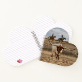 Western Cowboys with Longhorn Cattle Notitieboek (Binnen)