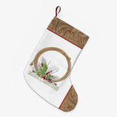 Western cowboytouw en spurs faux leer kleine kerstsok (Voorkant (Hangend))