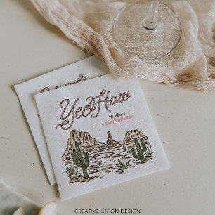 Western Cowgirl Baby shower Servet