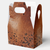 Western cowgirl bruin zwart bedankdoosjes (Geopend)