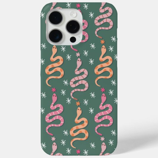 Western Cowgirl Desert Snakes Pattern Case-Mate iPhone Case (Achterkant)