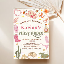 Western Cowgirl Eerste Rodeo 1e Verjaardagsfeest