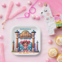 Western Cowgirl Eerste Rodeo Verjaardag Custom