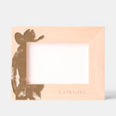 Western Cowgirl Gegraveerde Lijstjes (Voorkant)