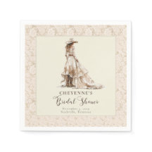 Western Cowgirl-laarzen en kanten bruiloftsuitnodi