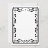  Western Cowgirl Land Vrijgezellenfeest Kaart (Achterkant)