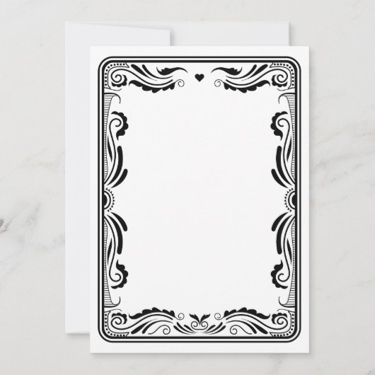 Western Cowgirl Land Vrijgezellenfeest Kaart (Achterkant)