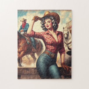  Western Cowgirl Legpuzzel