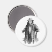 Western Cowgirl Magneet (Voorkant / Achterkant)