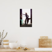 Western Cowgirl met Chaps en een Poster van de Rop (Keuken)