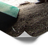 Western Cowgirl met Chaps en een Poster van de Rop (Hoek)