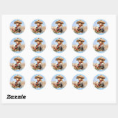 Western Cowgirl met Rozen Stickers (Vel)