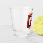 Western cowgirl op fokpaard Western worden Shot Glas (Links)