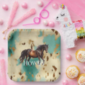 Western Cowgirl Papieren Bordje (Feest)