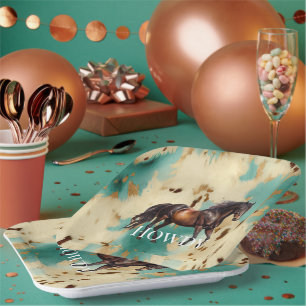 Western Cowgirl Papieren Bordje