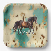 Western Cowgirl Papieren Bordje (Voorkant)