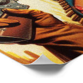  Western Cowgirl Pin Up Poster (Hoek)