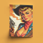  Western Cowgirl Pin Up Tissuepapier