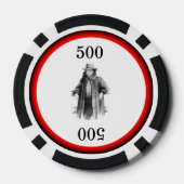 Western Cowgirl Pokerchips (Achterkant)