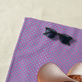 Western Cowgirl Rodeo Princess 1 Gepersonaliseerd Strandlaken (In situ)