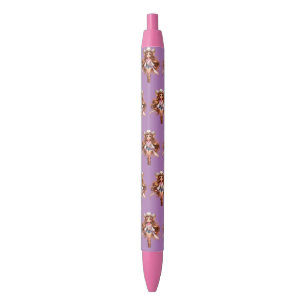 Western Cowgirl Rodeo Princess 1 Zwarte Inkt Pen
