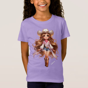 Western Cowgirl Rodeo Princess Custom T-shirt