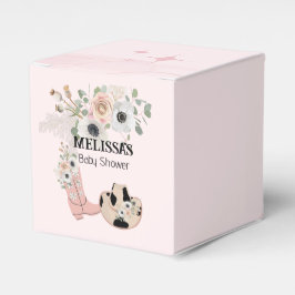 Western Cowgirl Roze Laarzen Petten Custom Bedankdoosjes