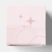 Western Cowgirl Roze Laarzen Petten Custom Bedankdoosjes (Bovenkant)