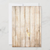 Western cowgirl rustiek scrapbooking dagboek bloem kaart (Achterkant)