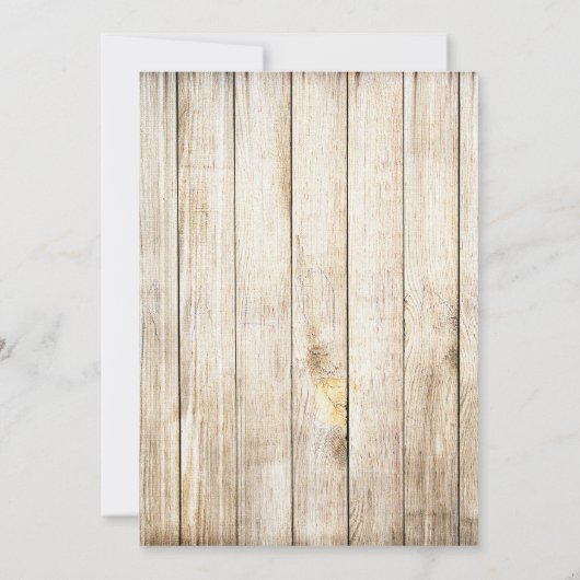 Western cowgirl rustiek scrapbooking dagboek bloem kaart (Achterkant)