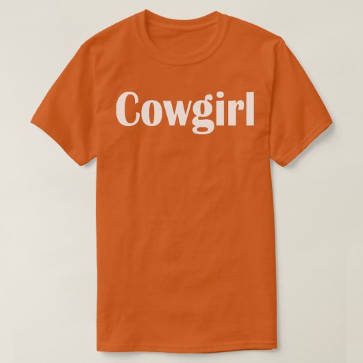 western cowgirl t-shirt (Design voorkant)