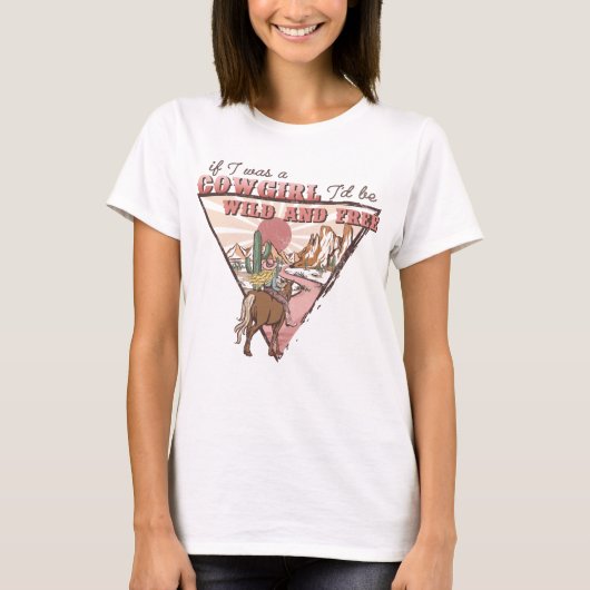 Western Cowgirl T-shirt (Voorkant)