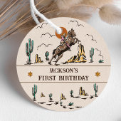 Western Cowgirl Verjaardagsfeest Bedankjes Labels