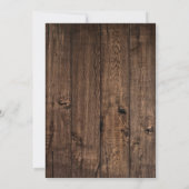 Western Cowgirl Verjaardagsfeest Kaart (Achterkant)