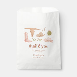 Western Cowgirl-Vrijgezellenfeest Bedankzakje