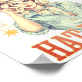  Western cowgirl zoals het Pet Wild West Poster (Hoek)