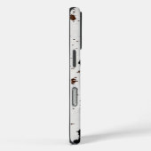 Western Cowhide Roze Schaduw Monogram Case-Mate iPhone Case (Achterkant / Rechts)