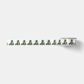 Western Craft of Gift Wrap Ribbon Cowboy Cross Satijnen Lint (Voorkant)