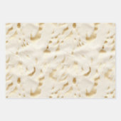 Western Cream Wit Goud Koeienhuid Inpakpapier Vel (Voorkant)