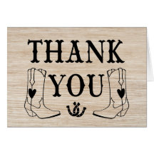 Western dank u hout cowboy boot land bruiloft