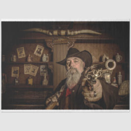 Western DE BARREL Decoupage Tissuepapier