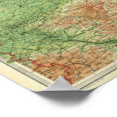 Western deel Duitsland Poster (Hoek)