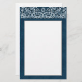 Western Denim en Bandana Briefpapier (Voorkant / Achterkant)