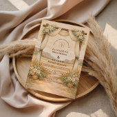 Western Desert Arch Wedding Kaart